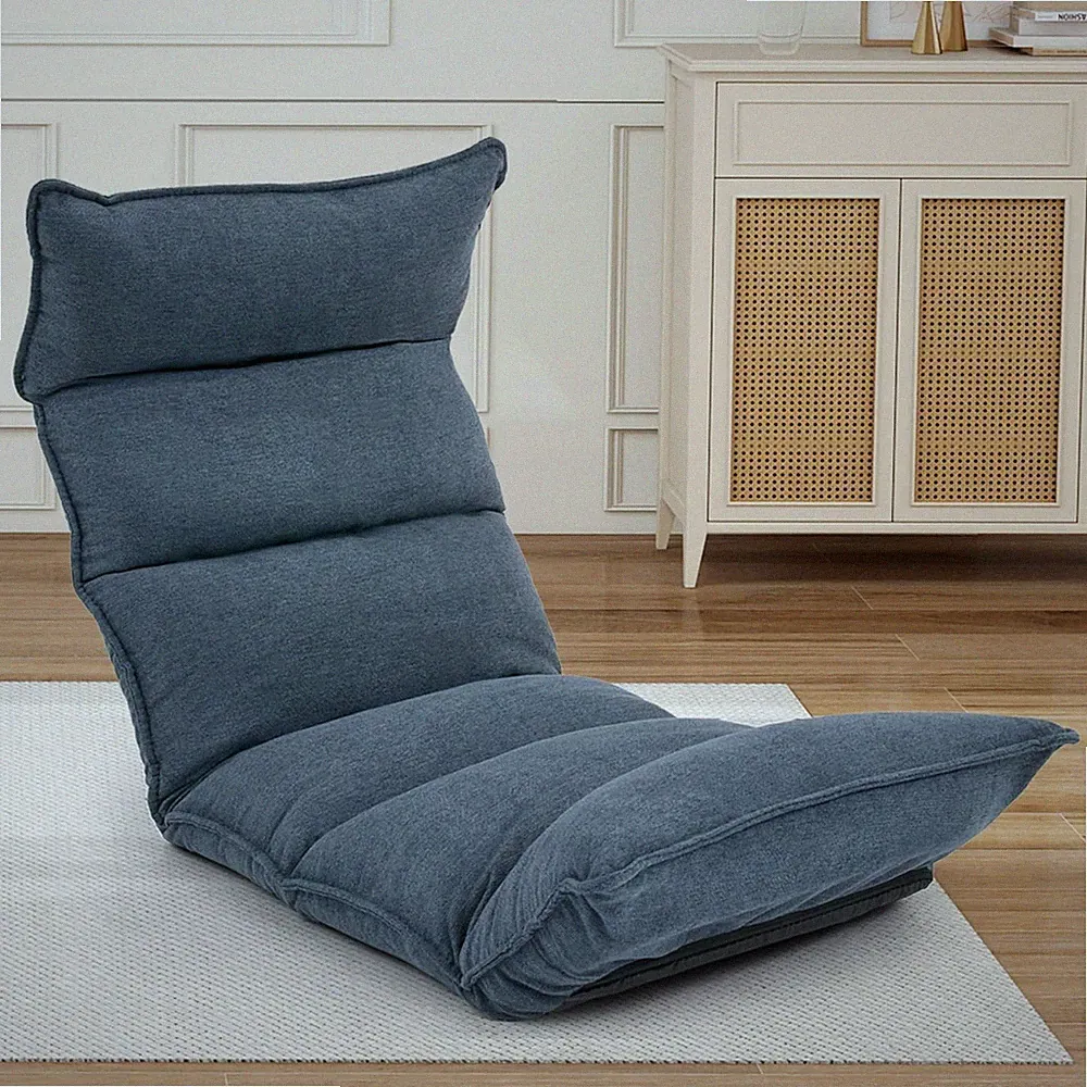 Dual-End 14-Position Recliner Chair with Ergonomic Back Support Single Sofa