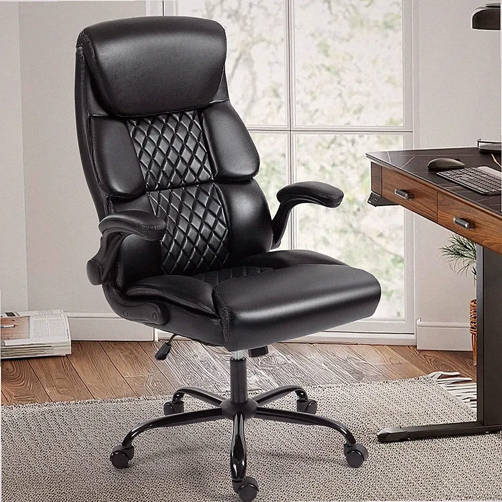 Ergonomic High Back Office Chair with Lumbar Support & Rocking Function