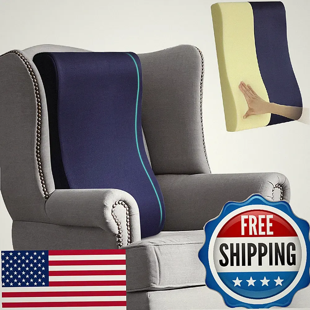 HAVARGO 2-in-1 Neck Pillow Lumbar Support Pillow for Recliner Couch& Glider Chai
